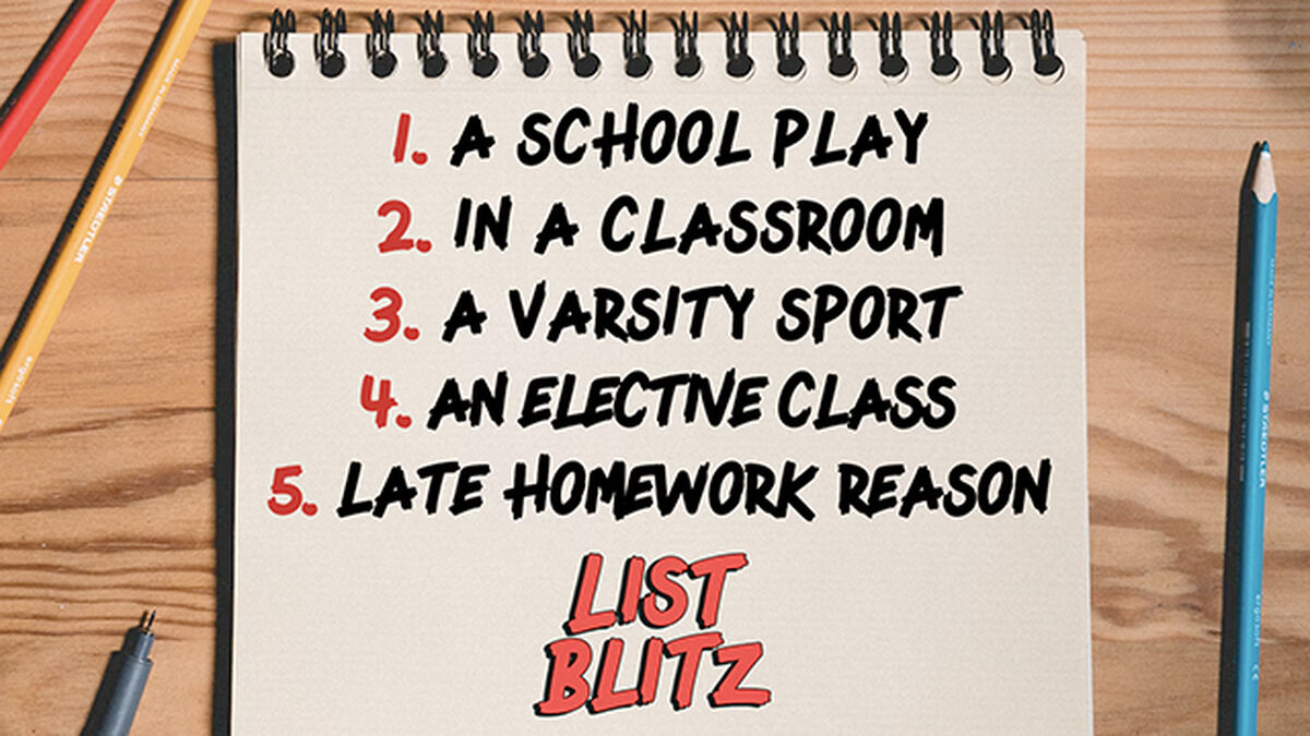 List Blitz: Back to School Edition image number 5